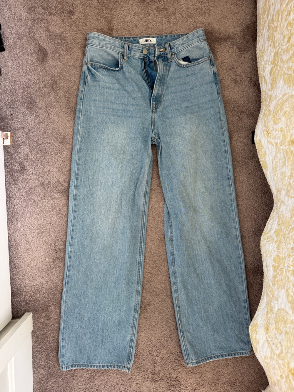Just Black Light Blue Straight Leg Women’s Jeans